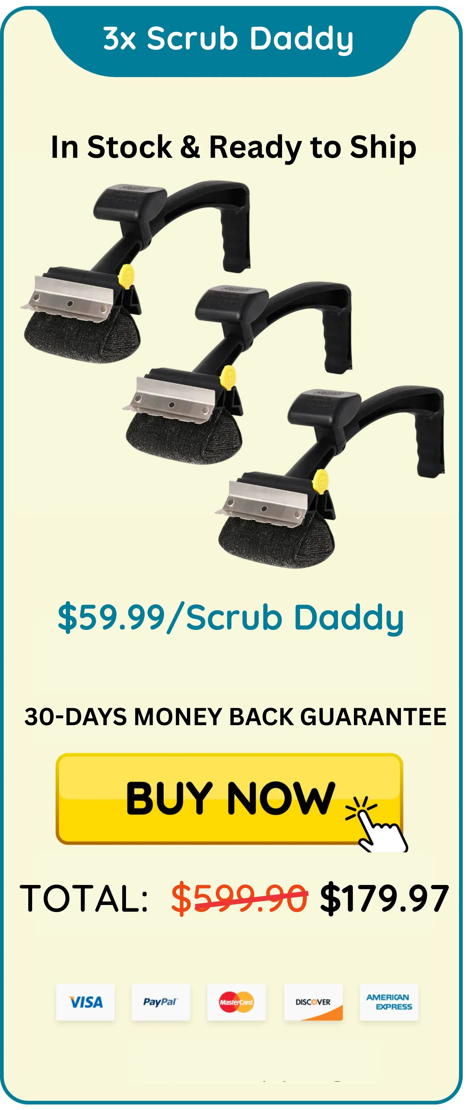 Scrub Daddy 3 Unit